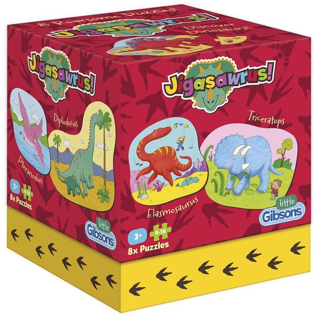 Gibsons Puzzle Jigasawrus (8 Puzzles)